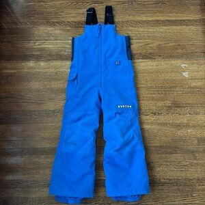 Burton Maven 2L Bib Snow pants, size 5T, blue